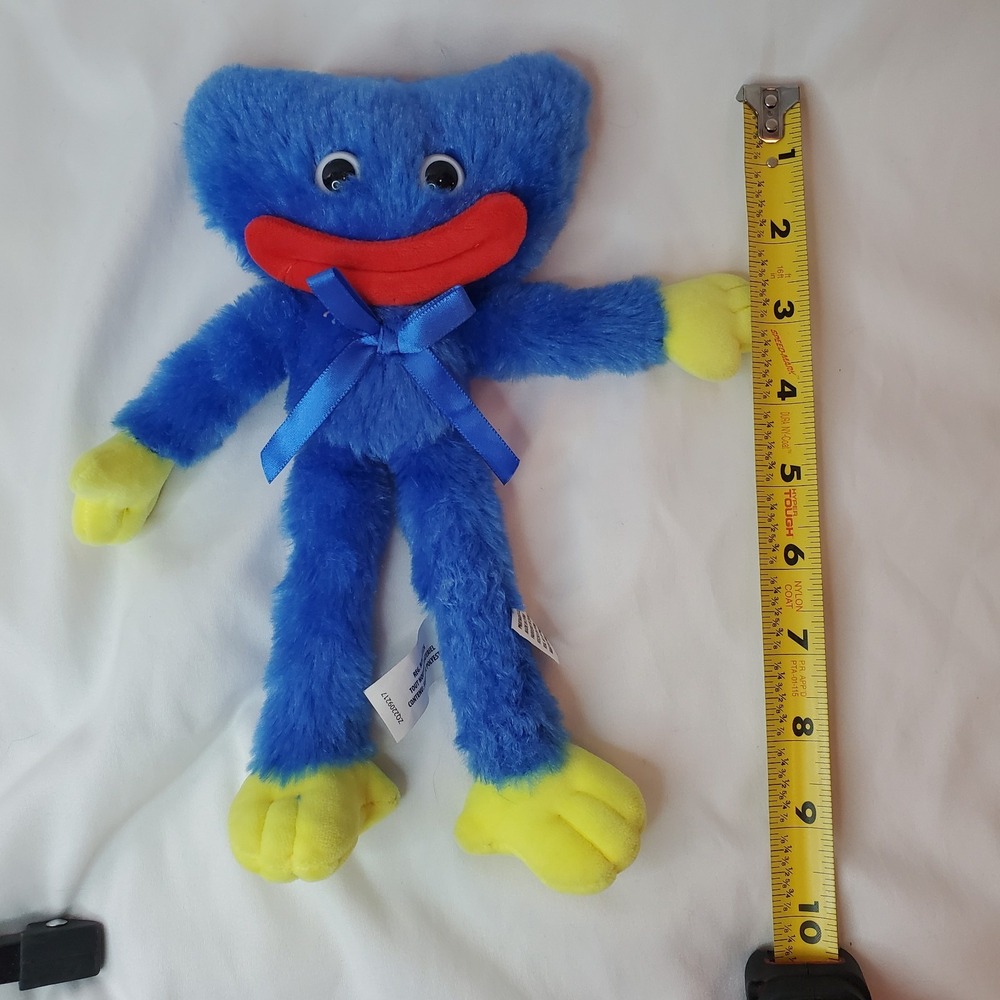 Official Poppy Playtime Huggy Wuggy Plush 9" Blue 2022 EnchantedMob Smiling